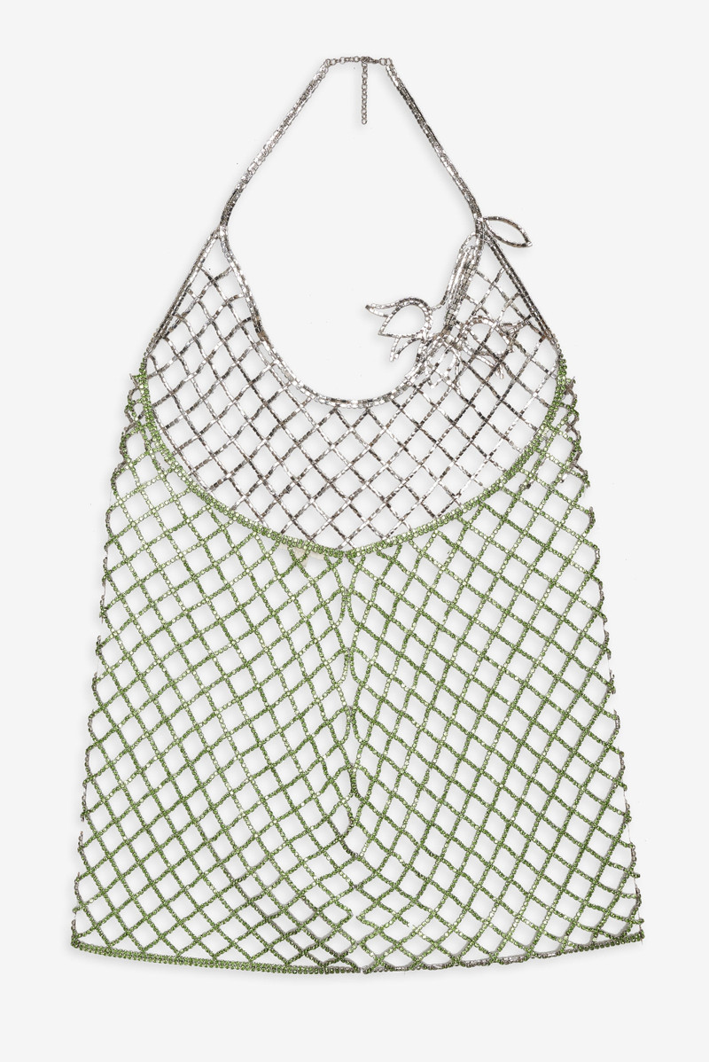 Tulip Grid Rhinestone Dress 3