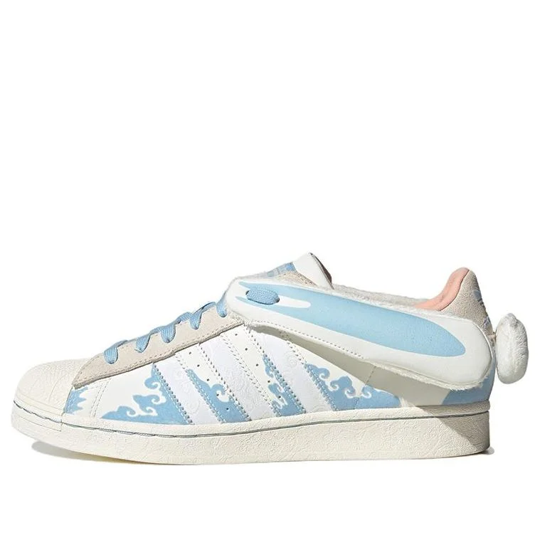 adidas originals Superstar Papercut x Melting Sadness 'White Blue' ID9471 - 1