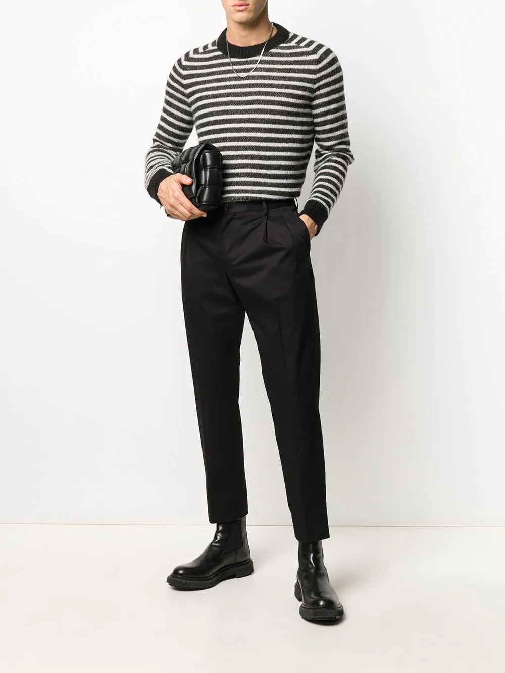 cropped tapered trousers - 2