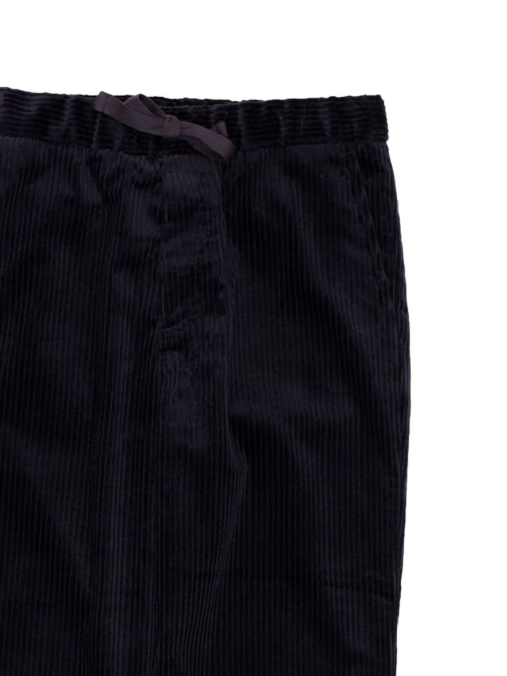 corduroy drawstring trousers - 3