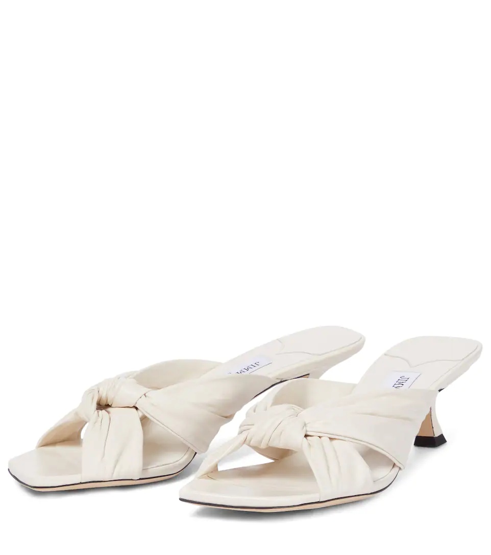 Avenue 50 leather sandals - 5