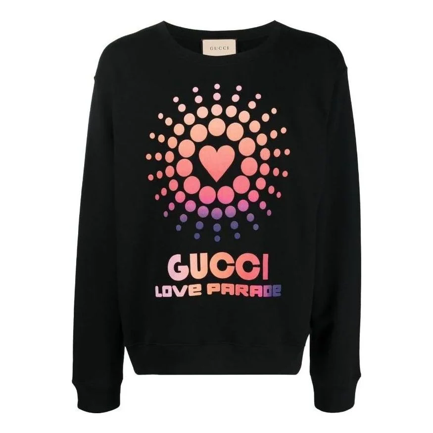 Gucci Love Parade Crew Sweatshirt 'Black' 626990-XJEIM-1082 - 1