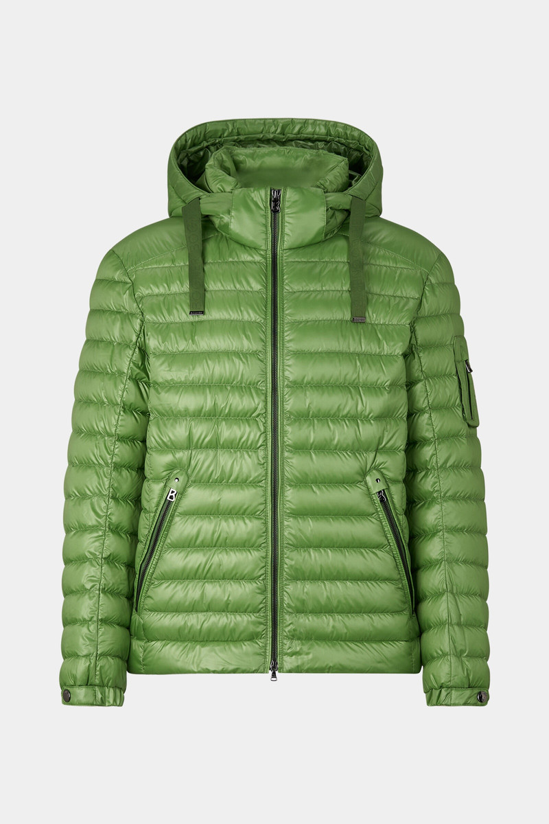 Loke lightweight down jacket in Green 1