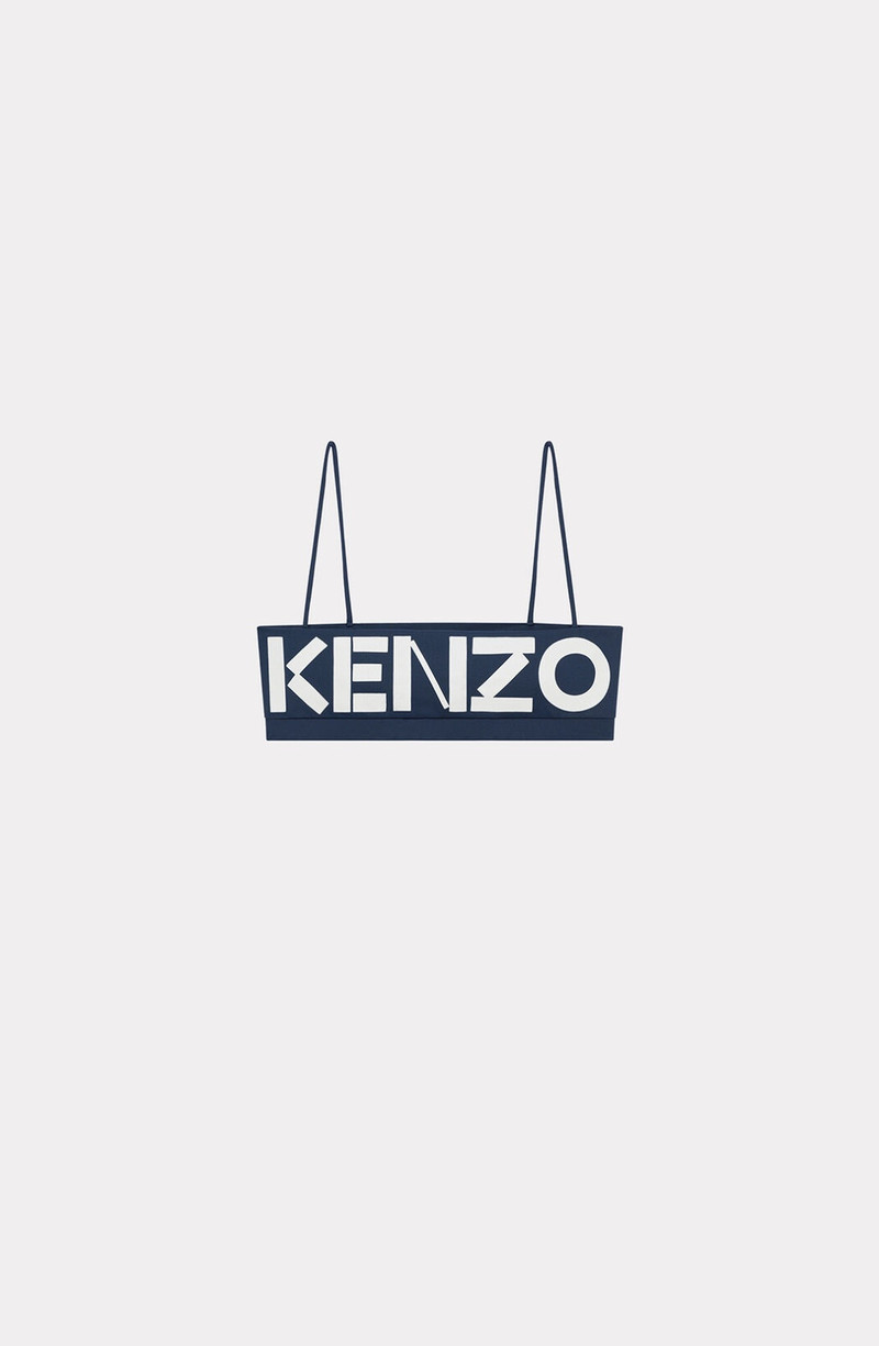 KENZO bandeau top with straps - 1