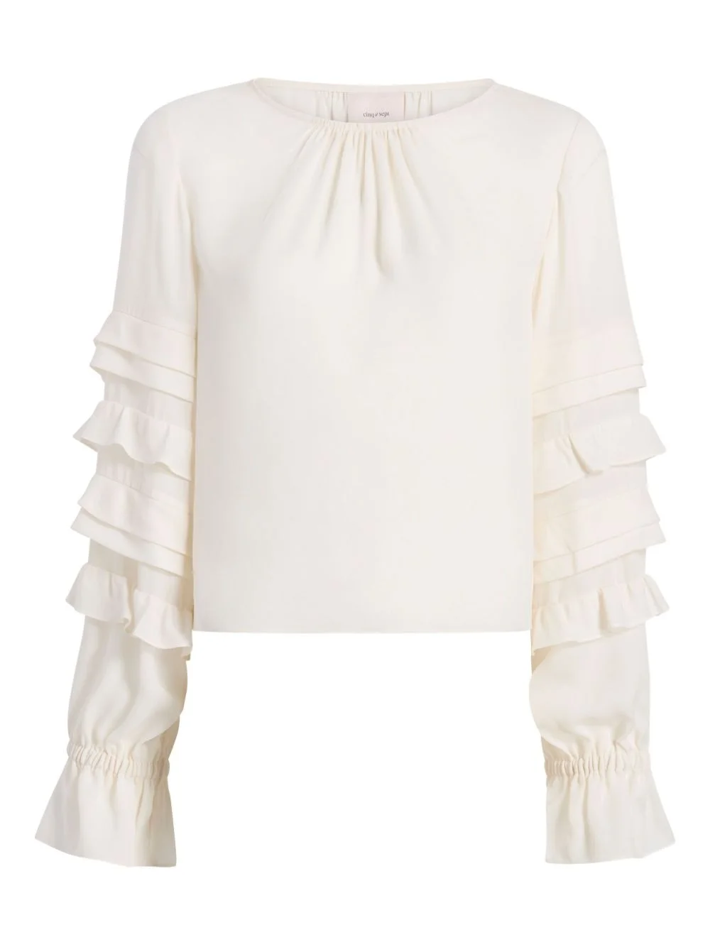 tiered-ruffle blouse - 1