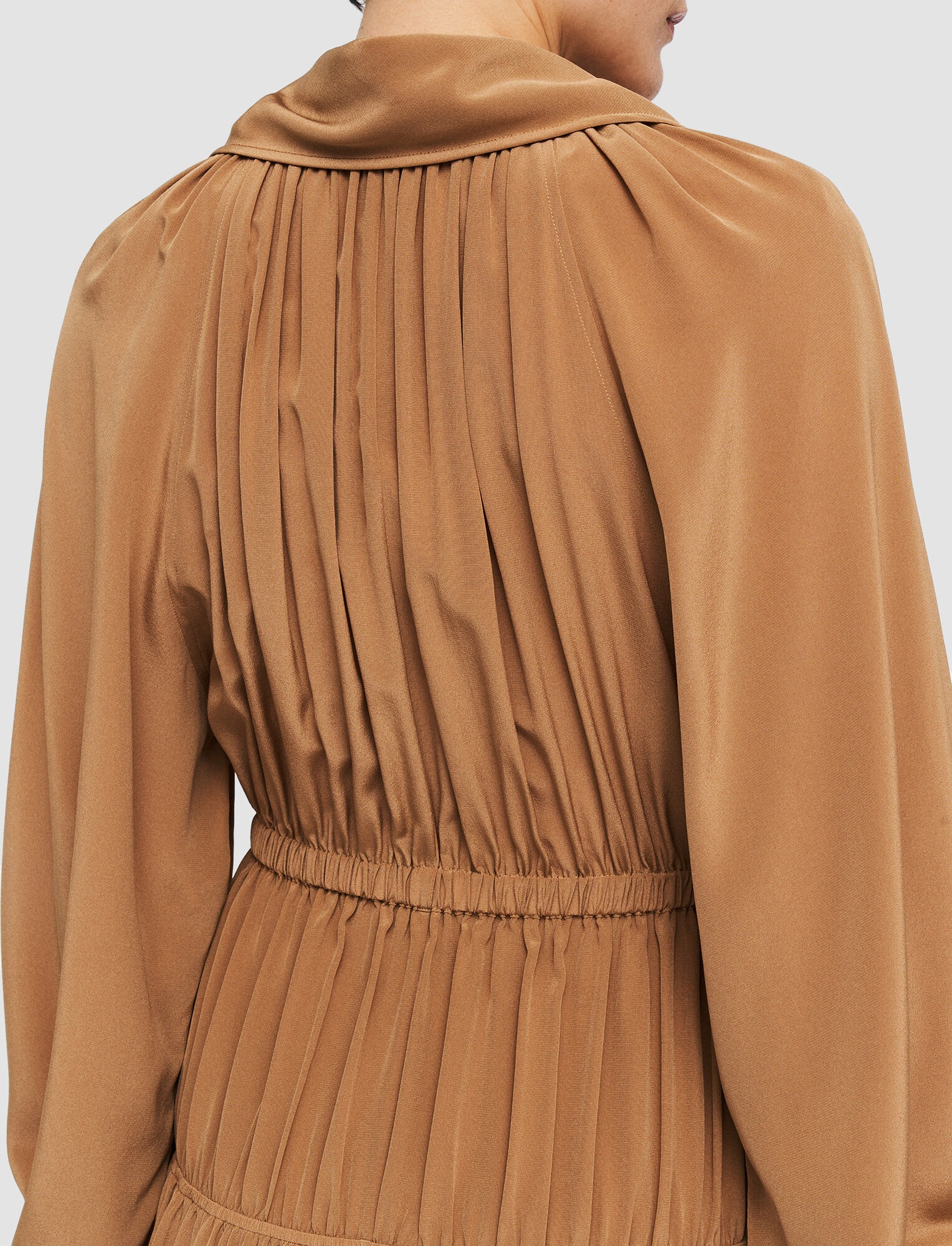 Silk Crepe de Soie Dryden Dress - 5