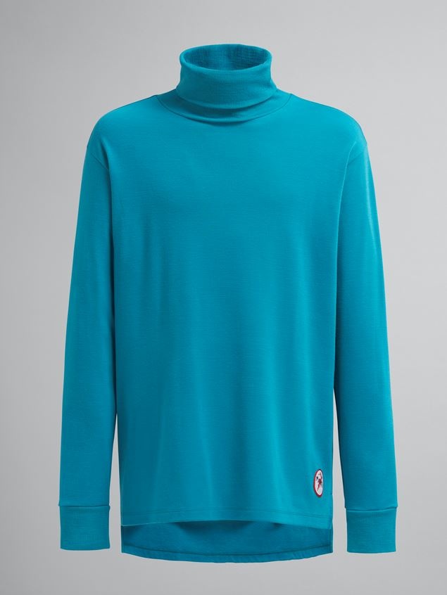 WOOL JERSEY T-SHIRT - 1