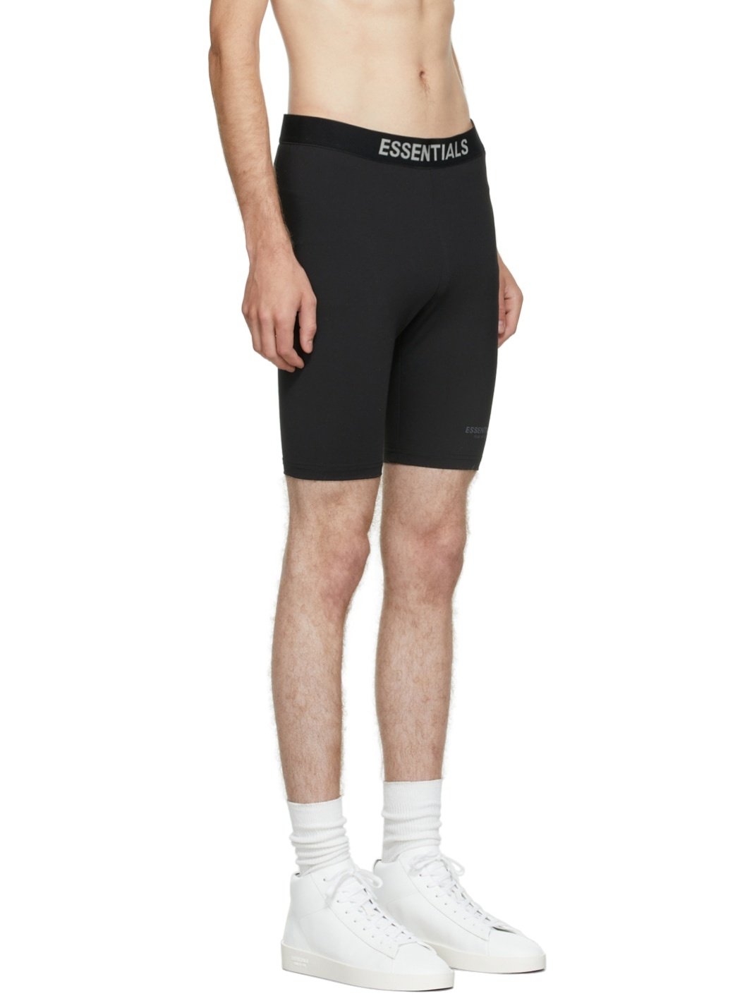 Black Athletic Biker Shorts - 2