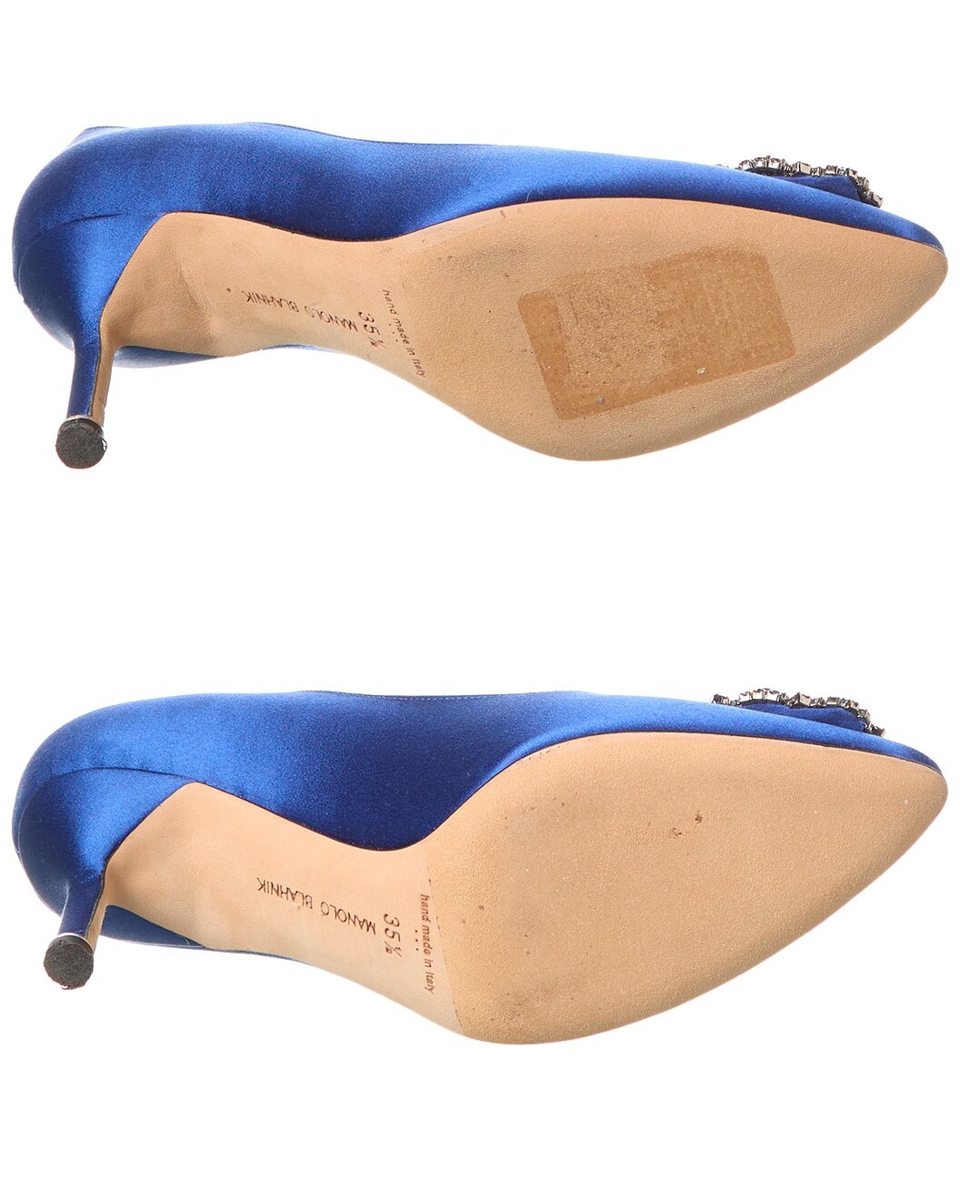 Manolo Blahnik Hangisi 70 Satin Pump - 4