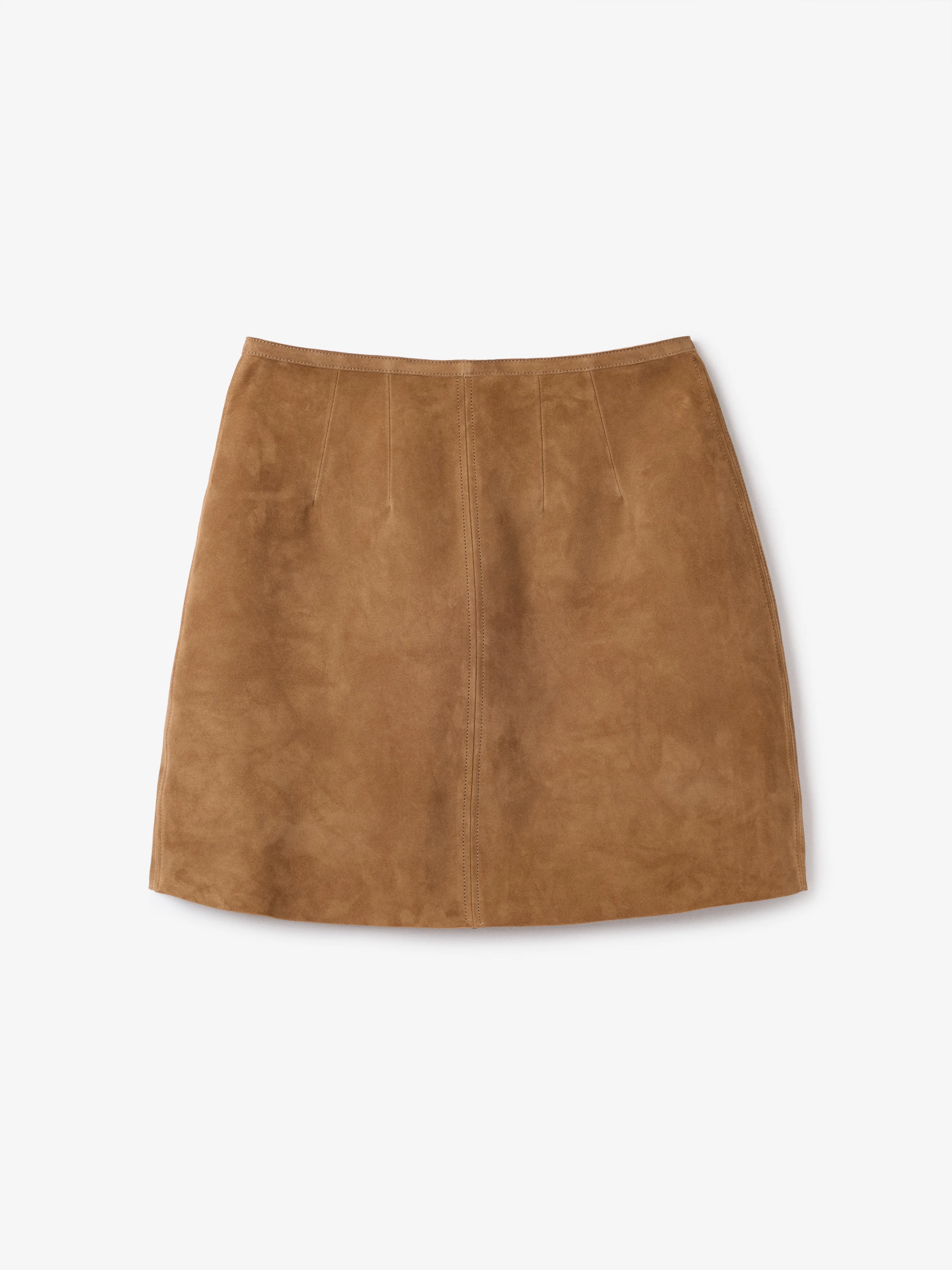Suede Mini Skirt - 1