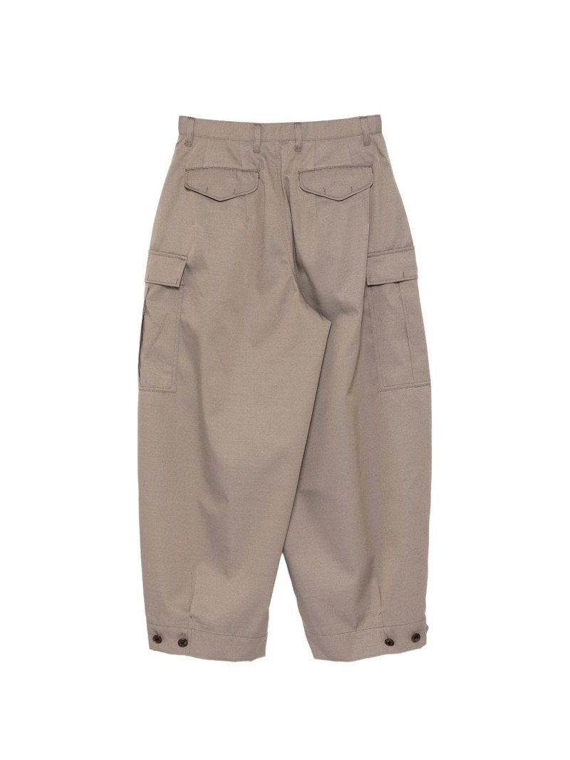 Kolor pleated cargo trousers outlook