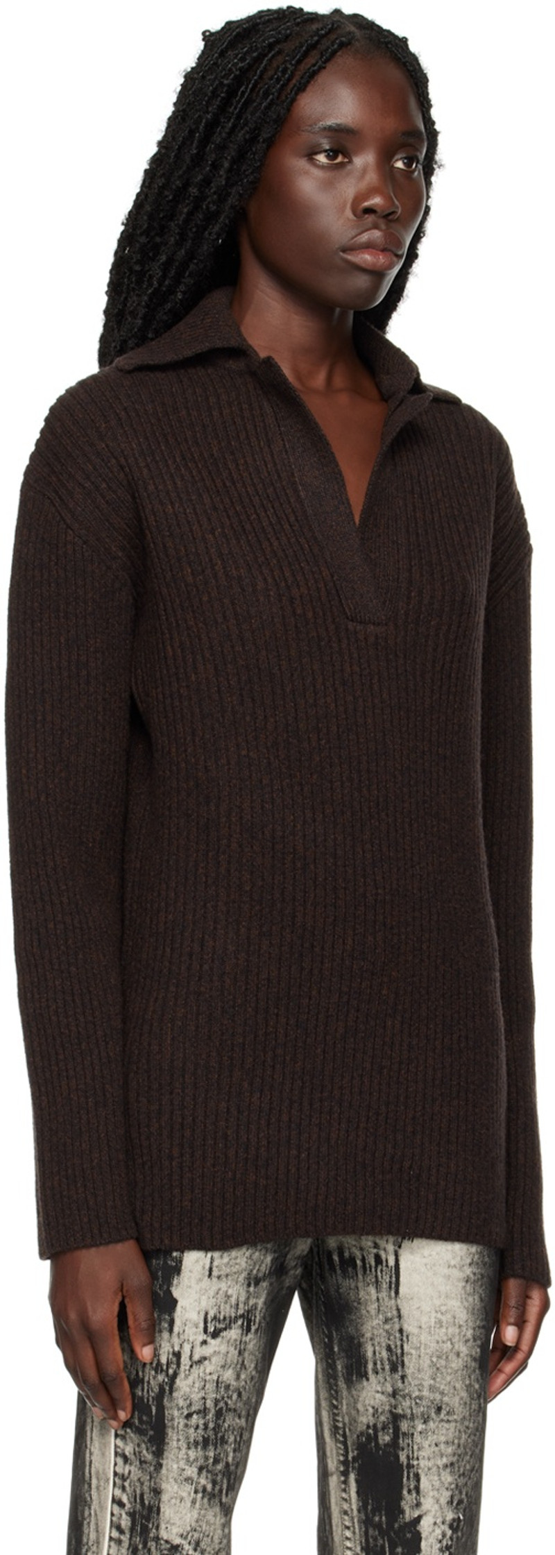 Holzweiler Brown Froia Sweater outlook