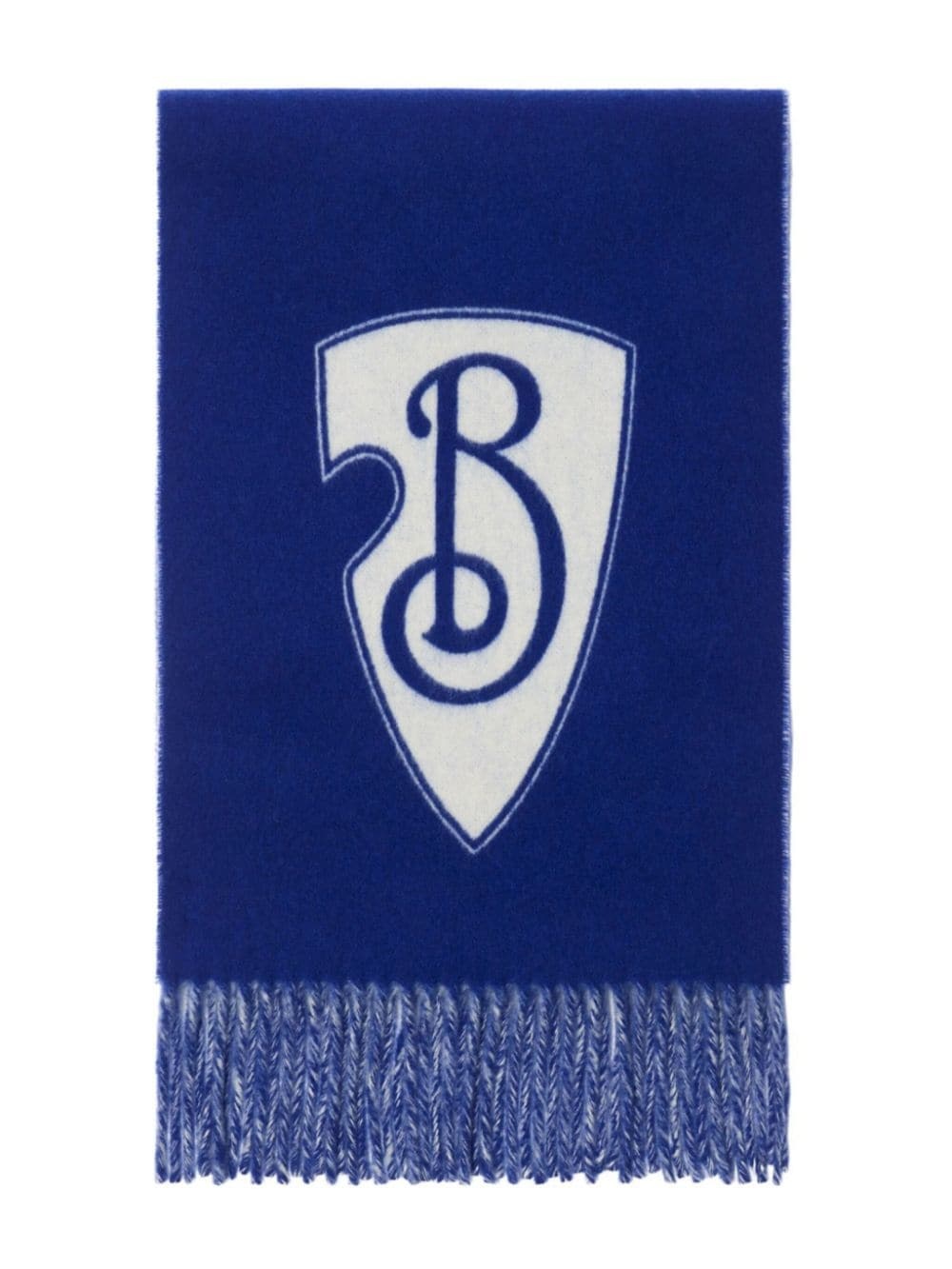 B Shield wool-cashmere scarf - 2