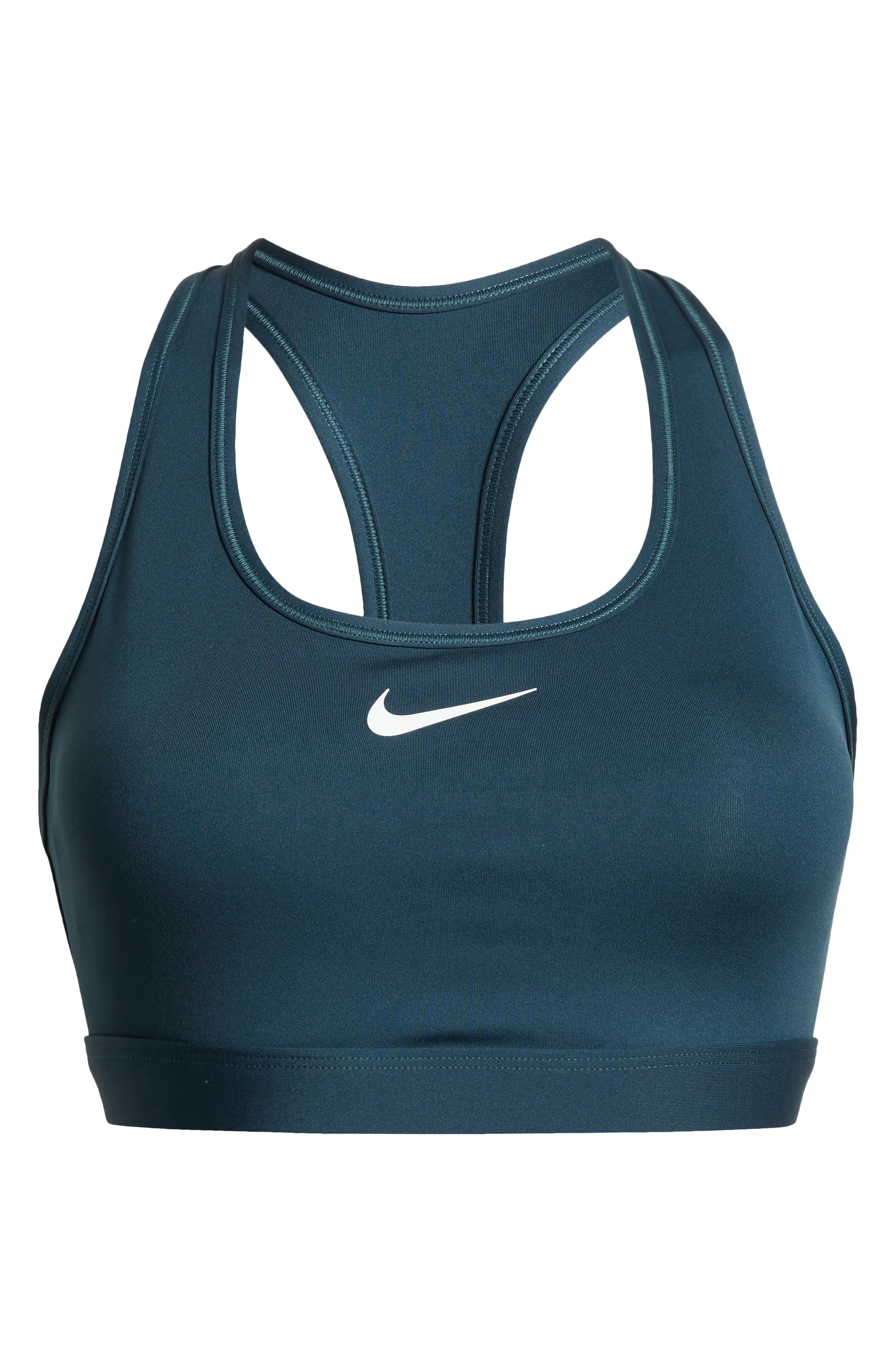 Dri-FIT Padded Sports Bra in Deep Jungle/White - 4