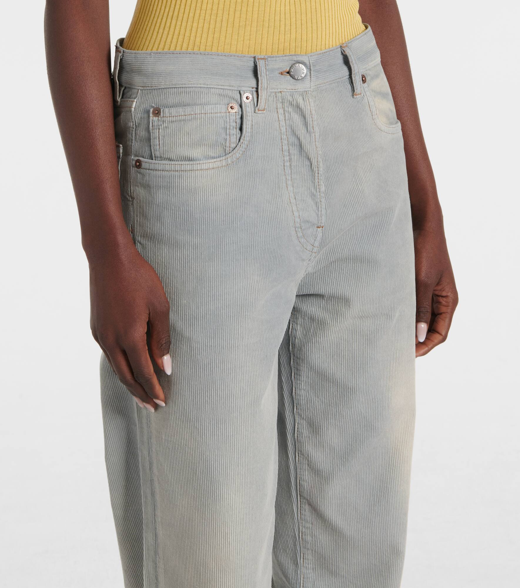Cotton corduroy pants - 4