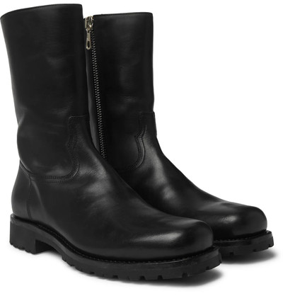 Dries Van Noten Leather Chelsea Boots outlook