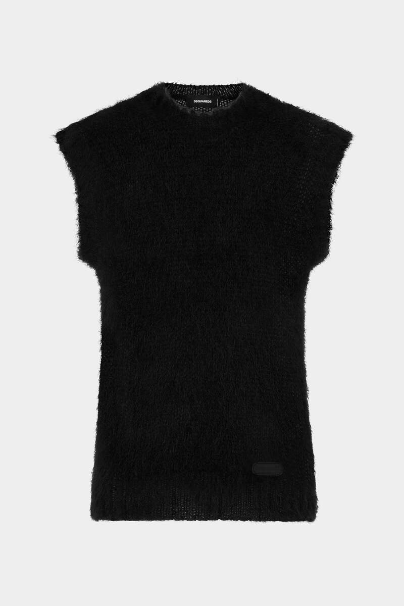 FUZZY VEST KNIT - 1