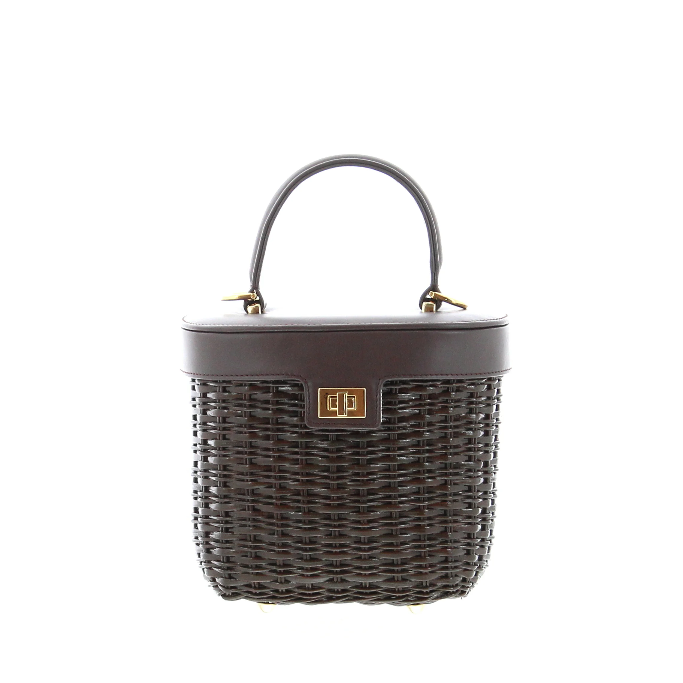 Carla Saint Barth – Vimini Brigitte Bag – Cioccolato - 1