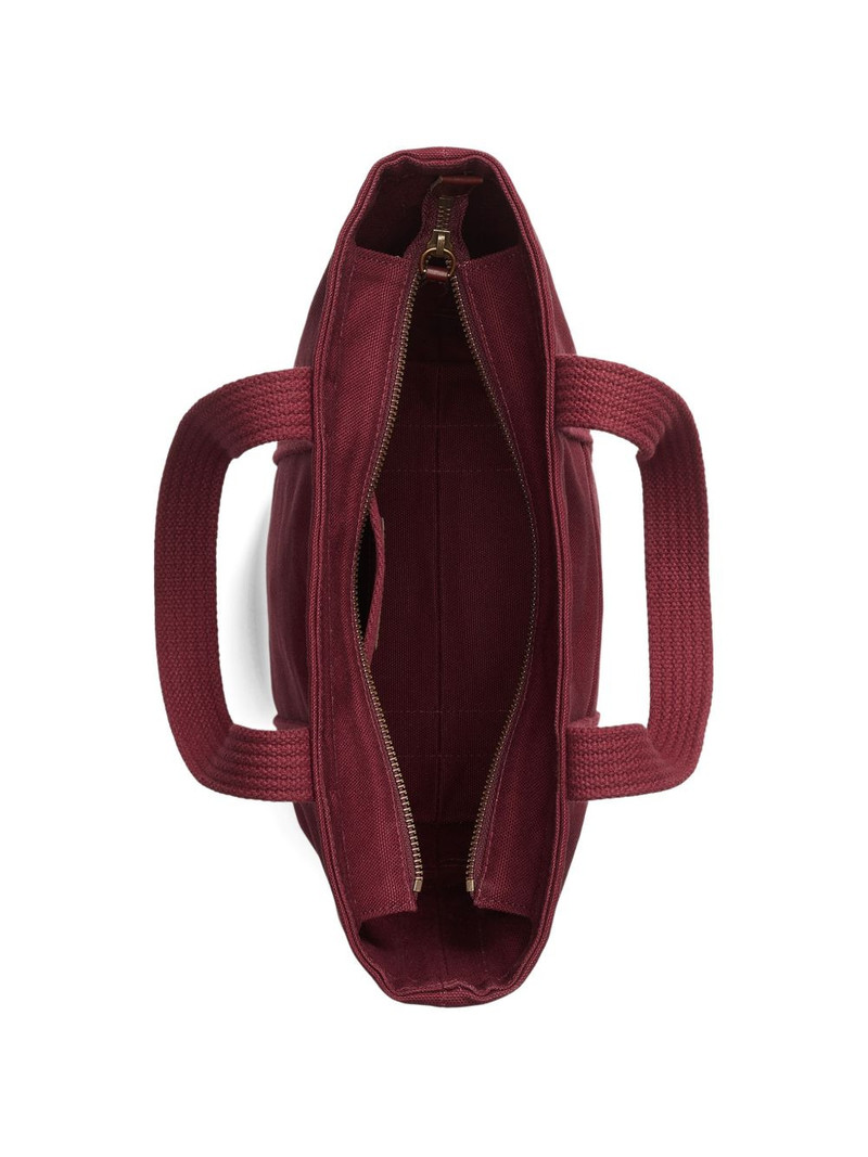 logo-embroidered tote bag 4