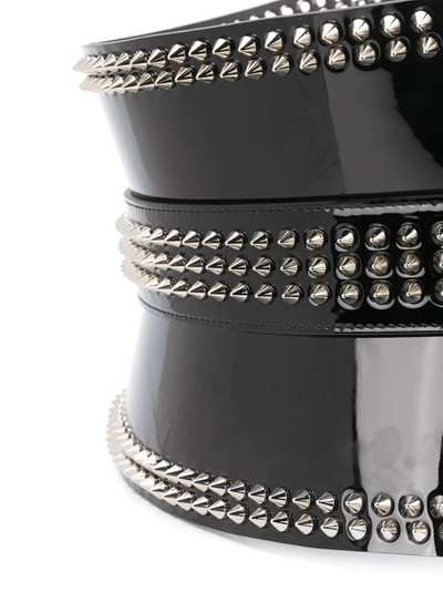 PHILIPP PLEIN wide studded belt outlook