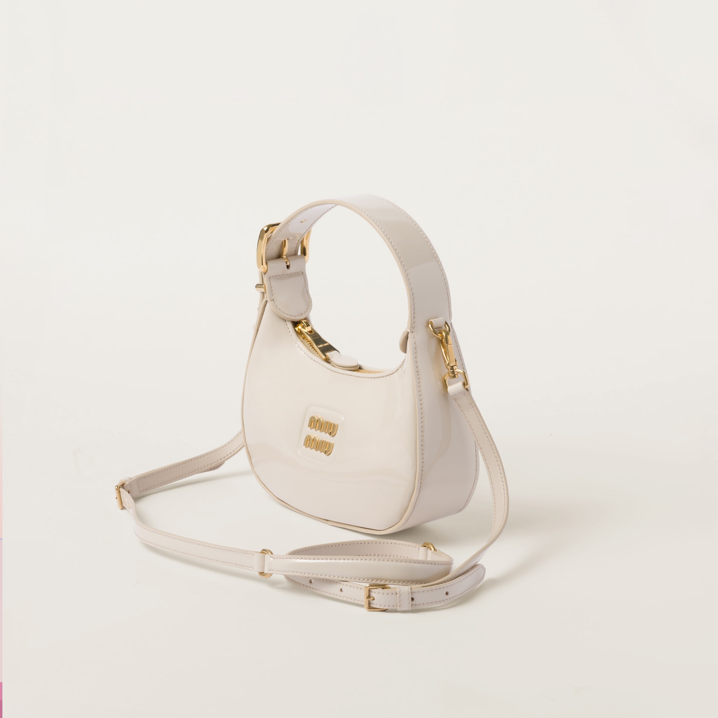 Patent leather hobo bag - 3