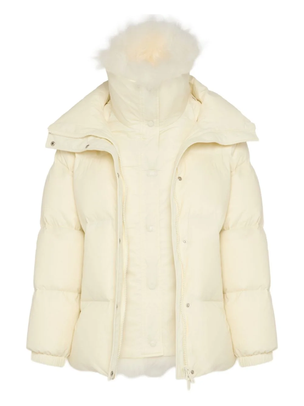 padded oversized jacket - 1