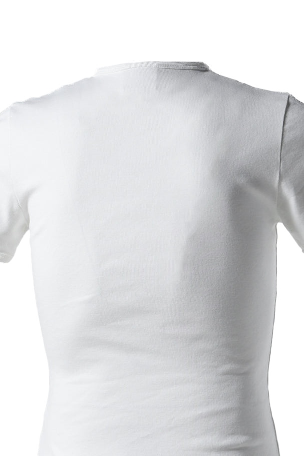 SIGNATURE CONTRAST T-SHIRT / WHT - 4