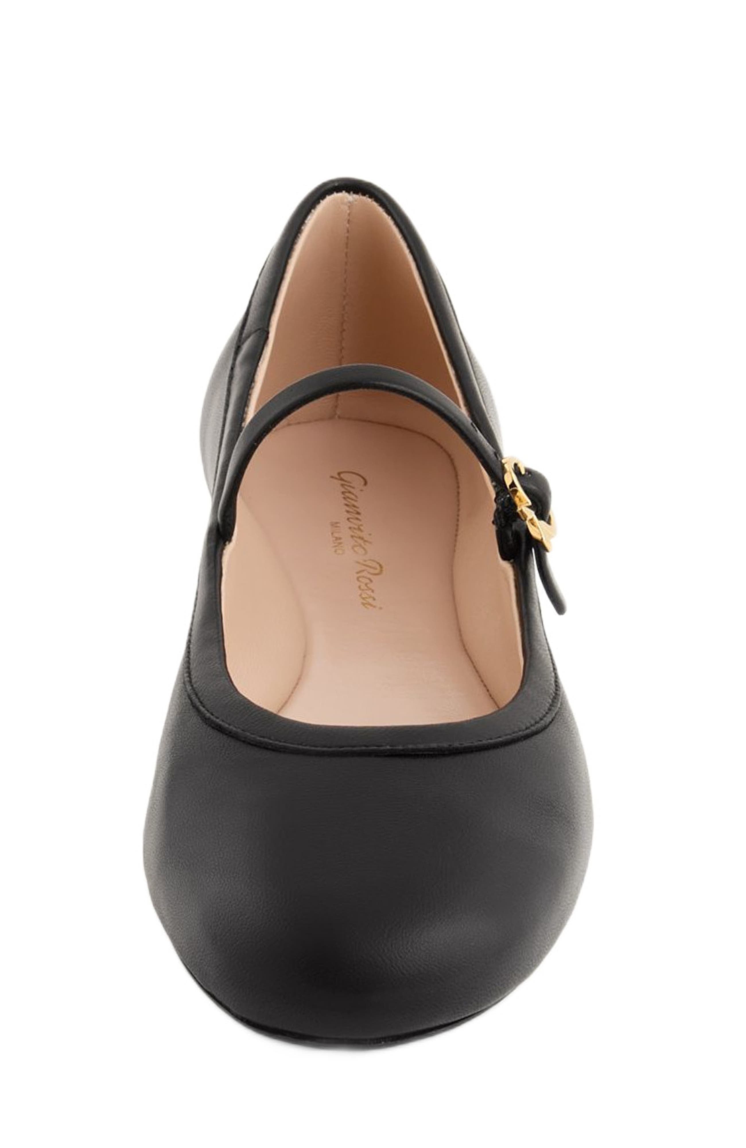 Gianvito Rossi Carla Ballerina in Black at Nordstrom - 4