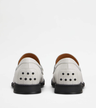 Tod's TOD'S LOAFERS IN LEATHER - WHITE outlook