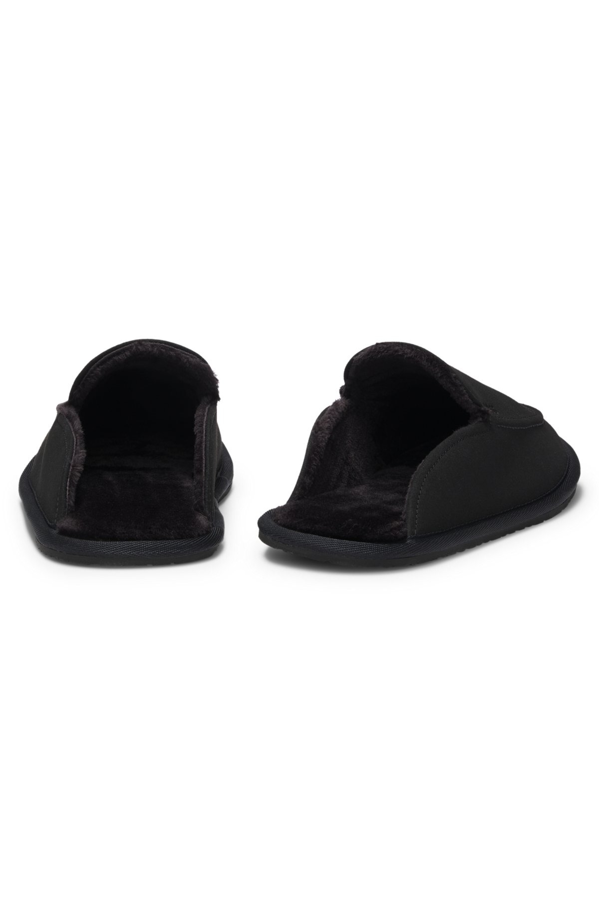 MICROFIBRE SLIPPERS WITH RUBBER SOLE - 5