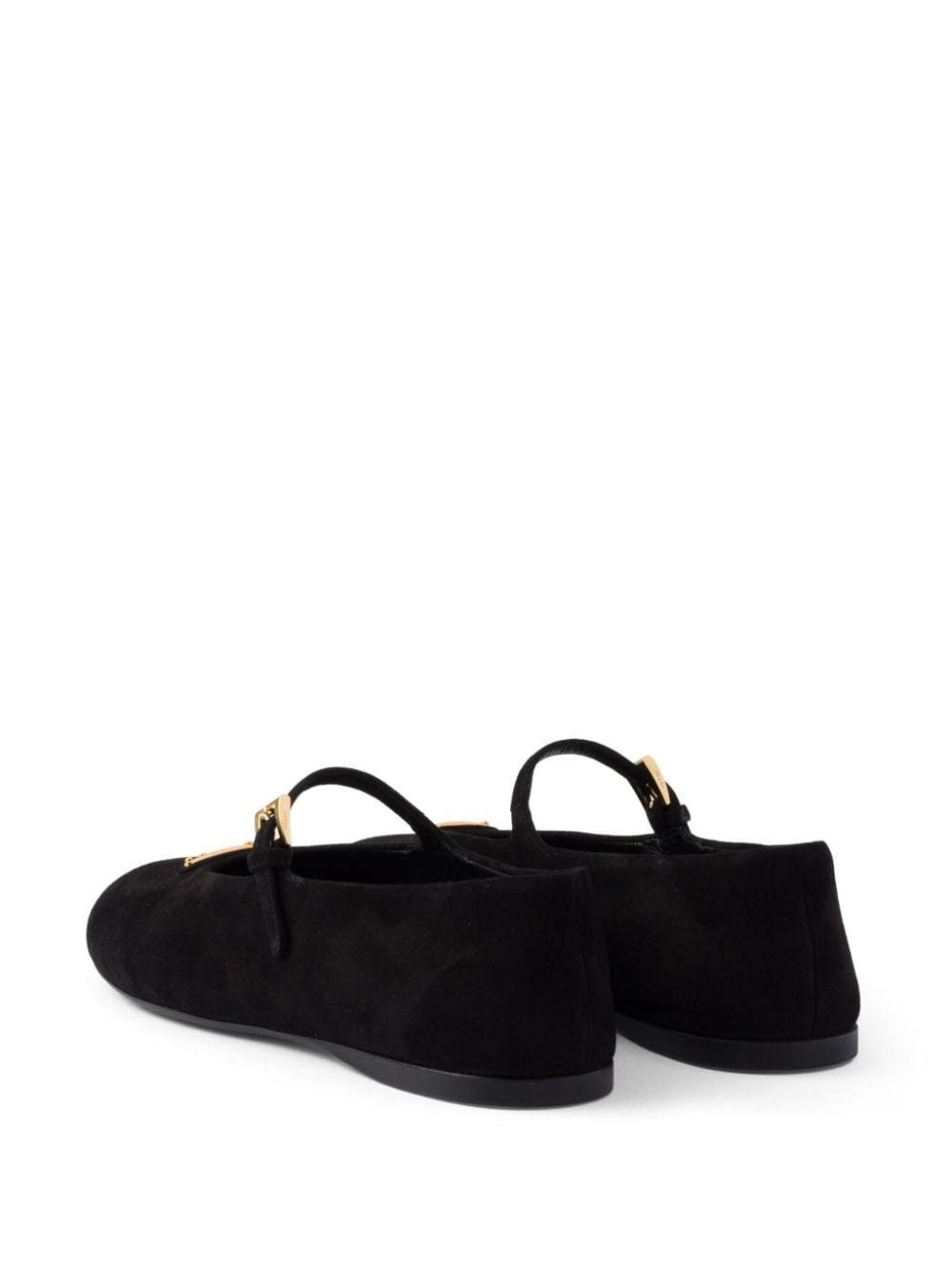 suede ballerina shoes - 3