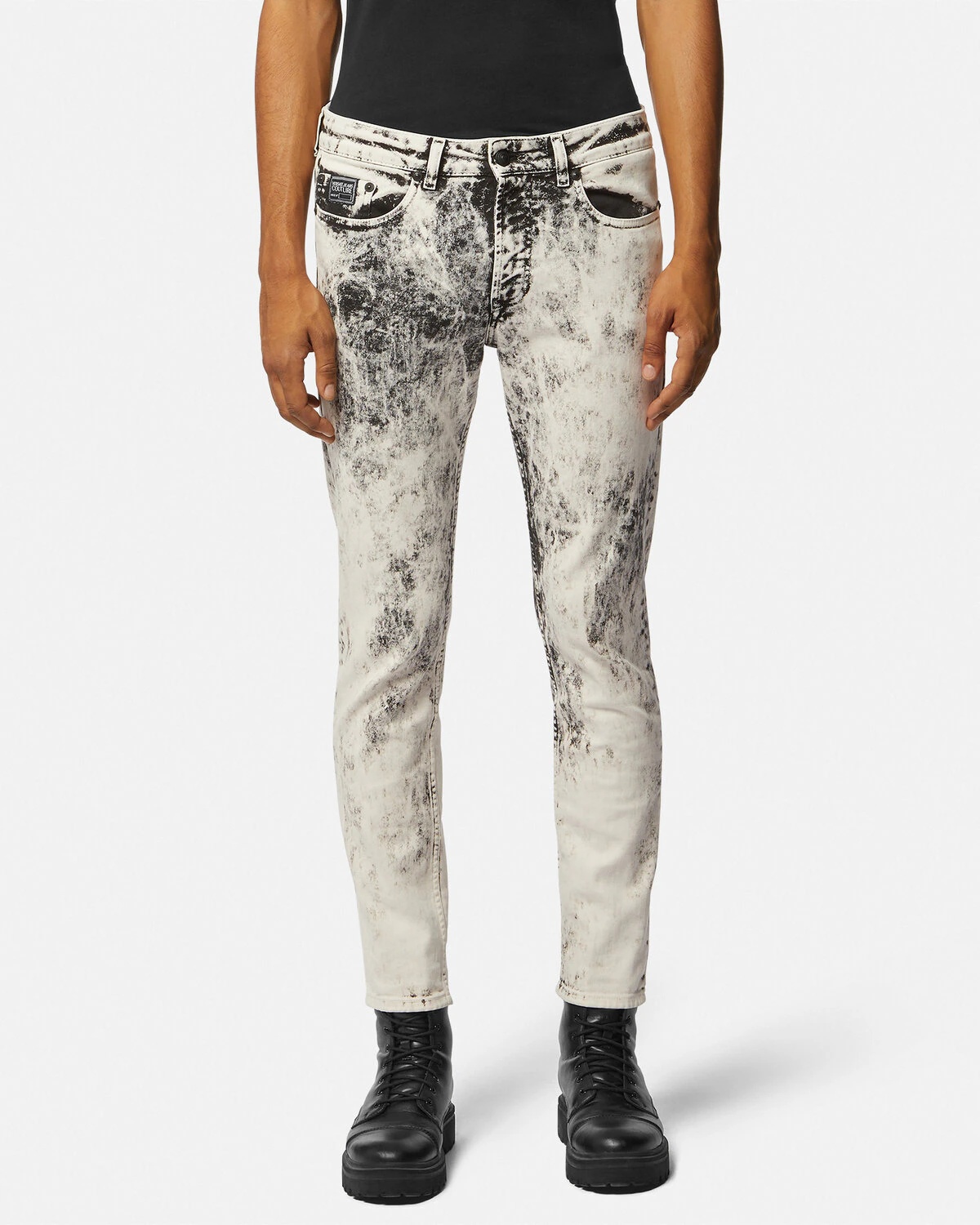 Bleached Skinny Jeans - 4
