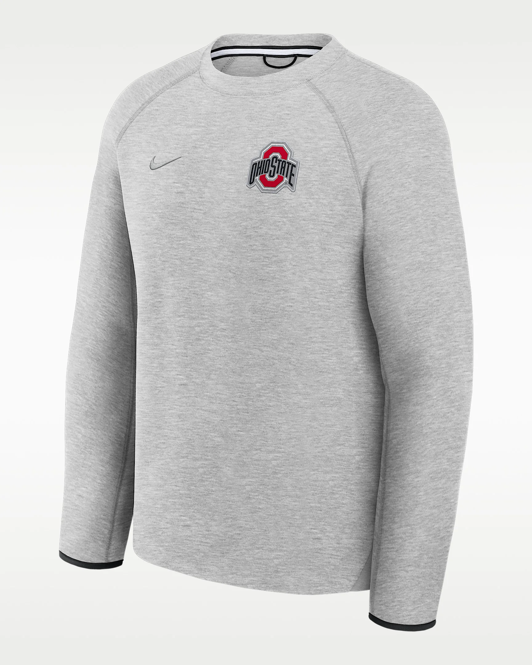 Ohio State Tech Fleece Men's Nike College Pullover Crew - 1