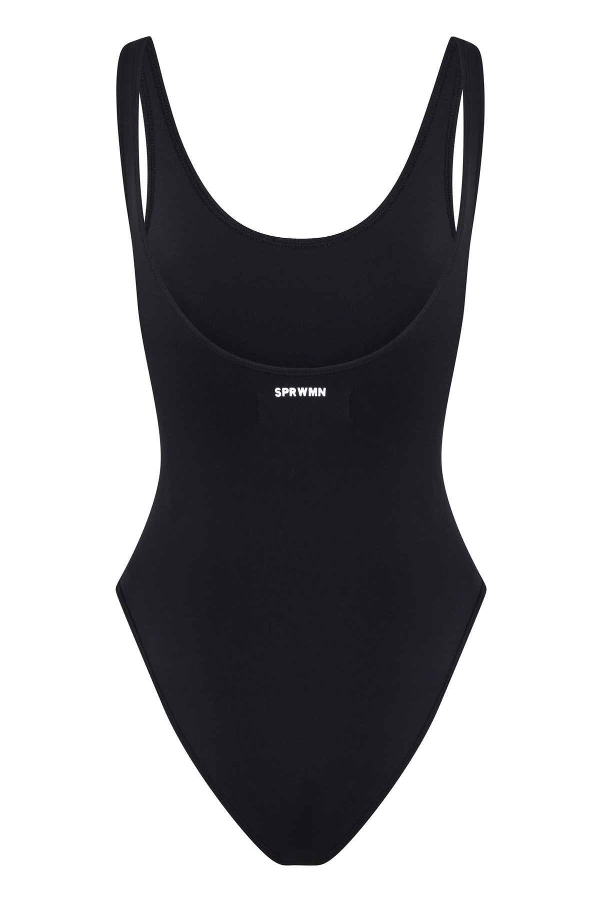 BLACK TINY LOGO ONE PIECE SWIMSUIT - 5