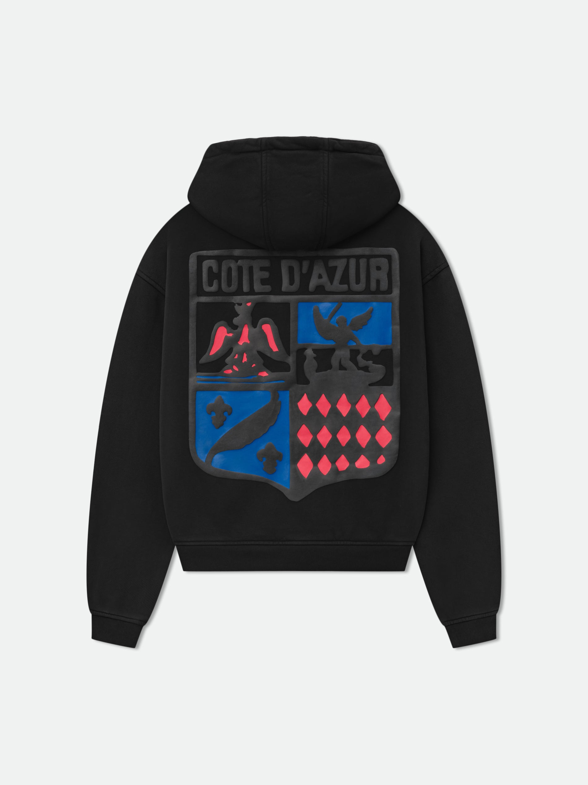 RHUDE COTE D'AZUR CREST OVERSIZED HOODIE - 3