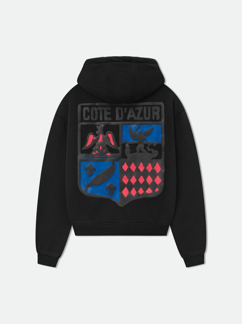 RHUDE COTE D'AZUR CREST OVERSIZED HOODIE 3