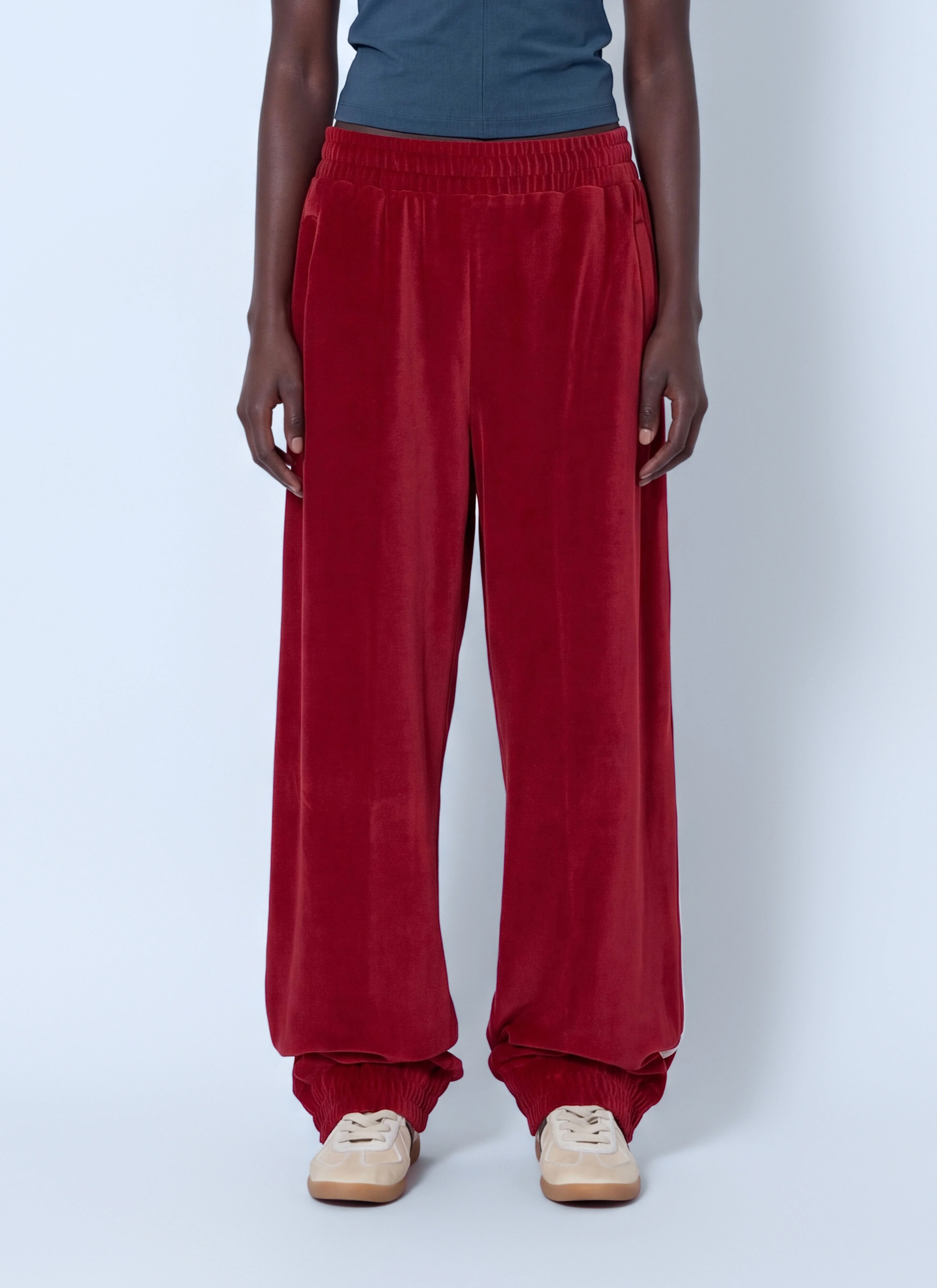 Runway Loose Fit Velour Joggers - 1