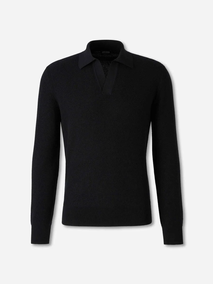 Zegna Polo Collar Sweater - 1