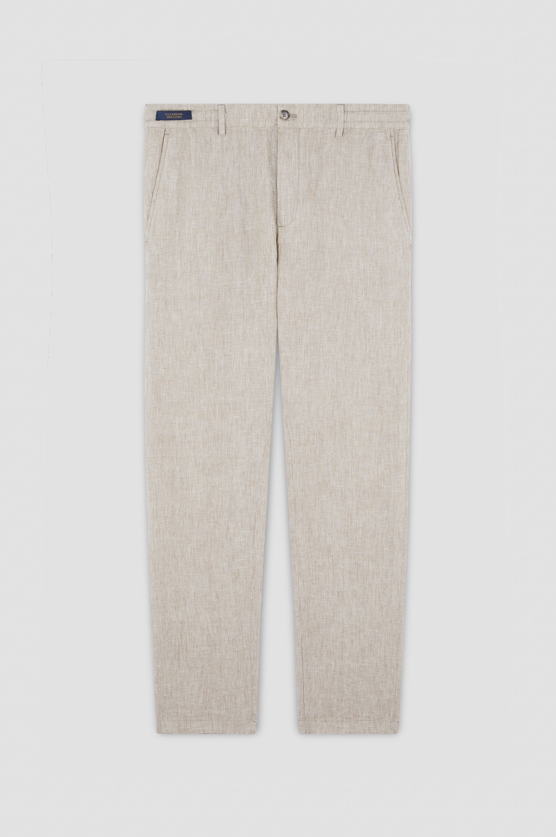 LINEN CHINO PANTS WITH DRAWSTRING - 1