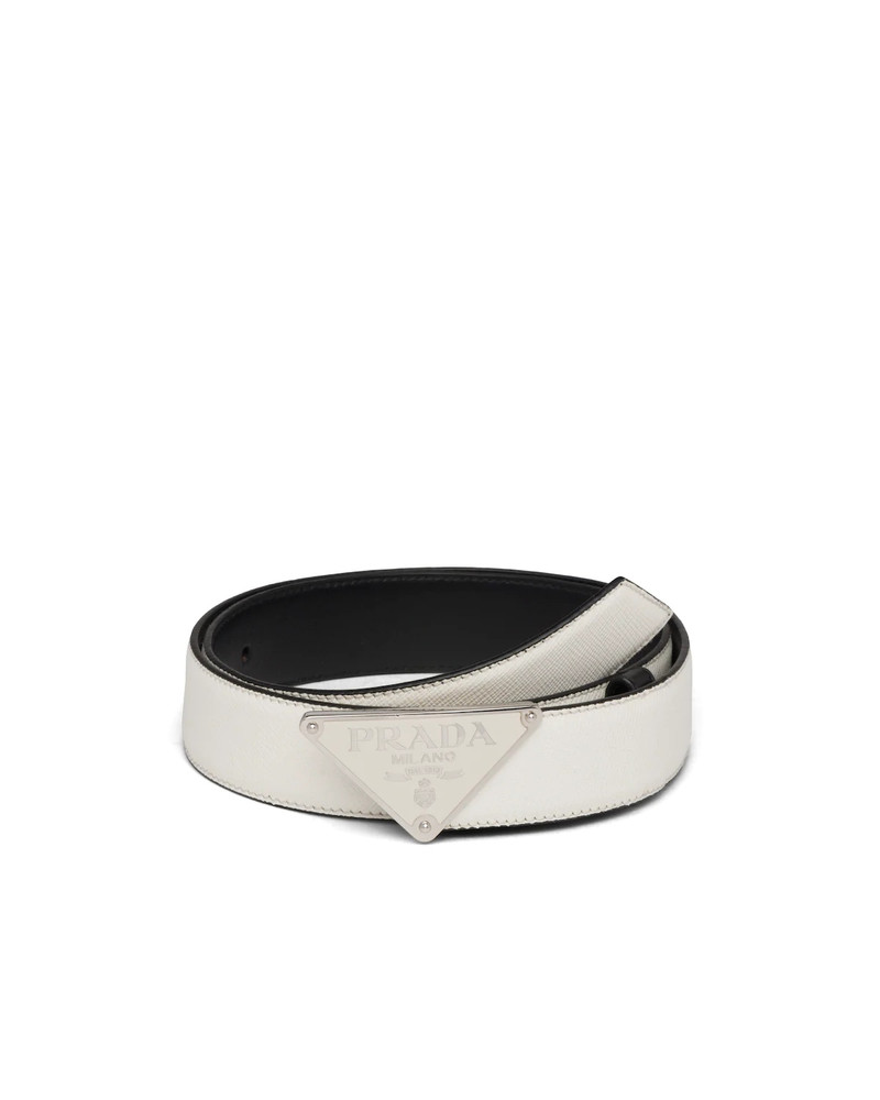 Saffiano leather belt 1