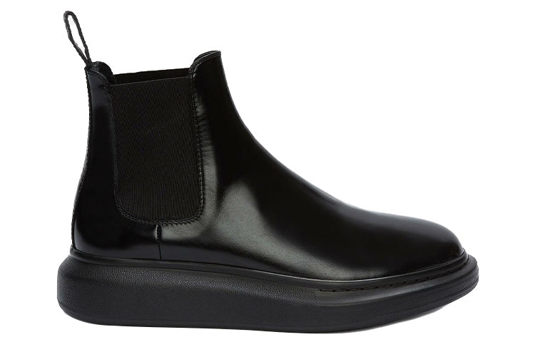 (WMNS) Alexander McQueen Hybrid Chelsea Boot 'Black' 586398WHX521000 - 2