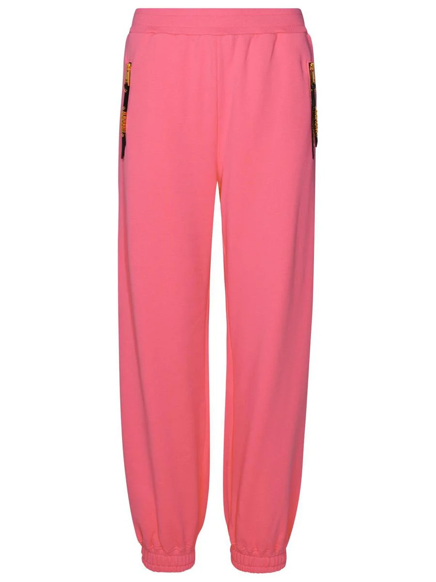 Moschino Fuchsia Cotton Pants - 1