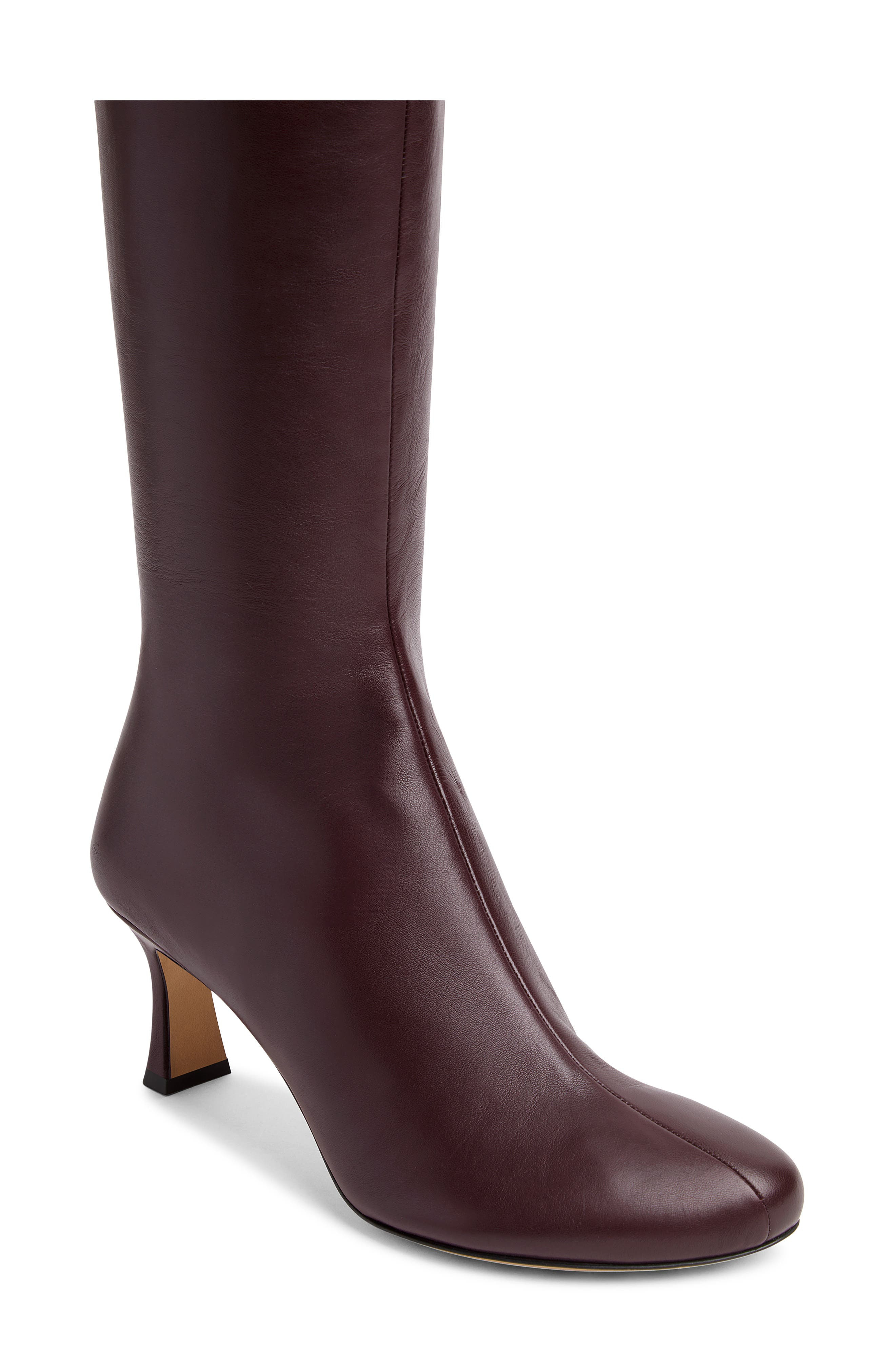 Bottega Veneta Rana Knee High Boot in 2241 Dark Barolo at Nordstrom - 6