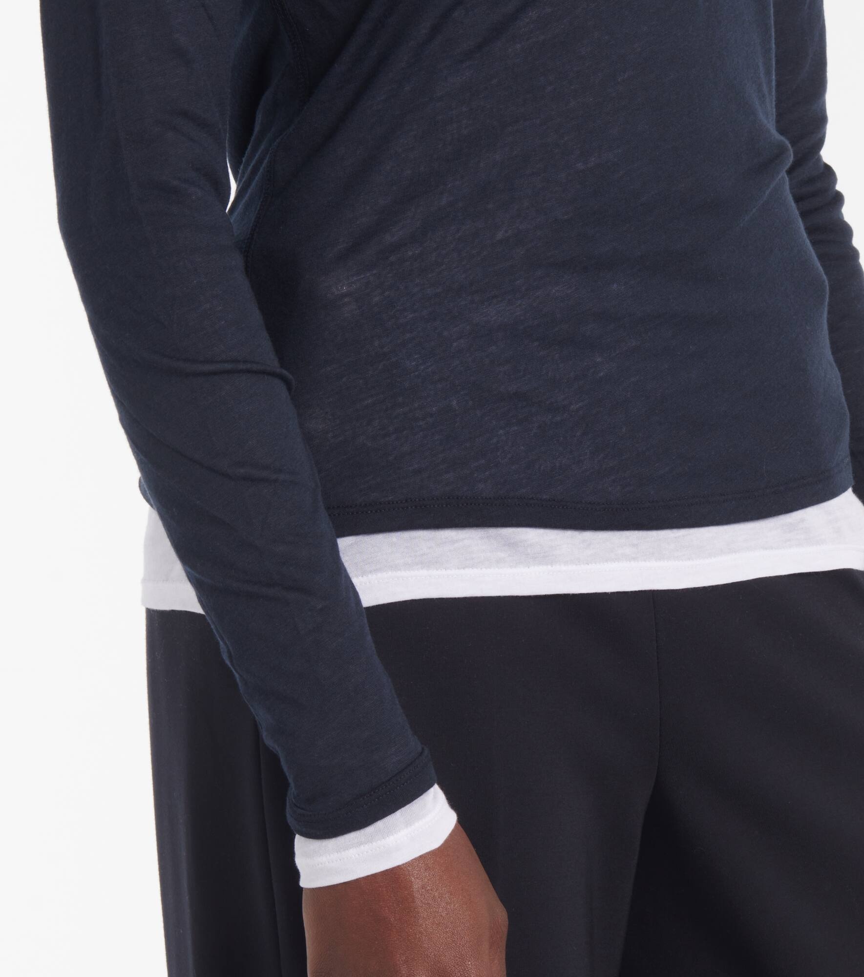 Layer Love layered jersey T-shirt - 5