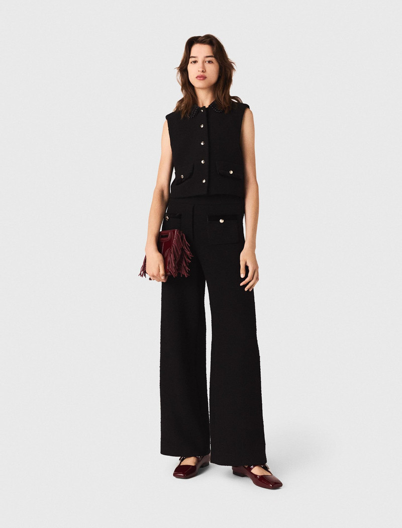 maje Tweed trousers outlook