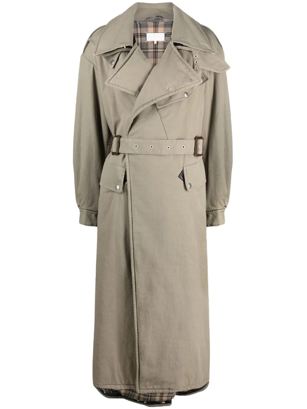 deconstructed trench coat - 1