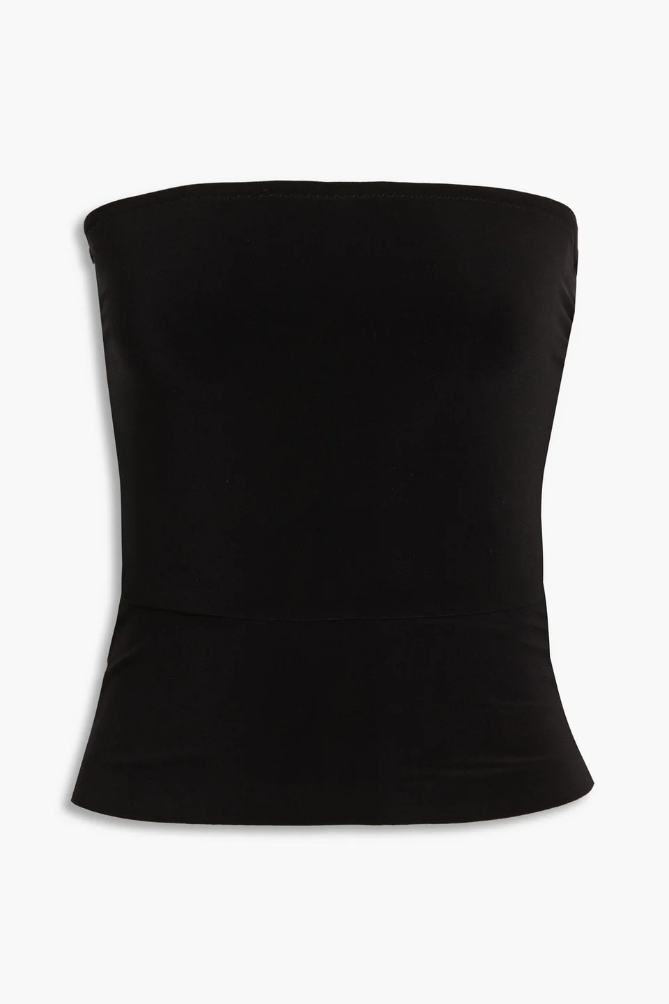 Strapless stretch-jersey top - 1