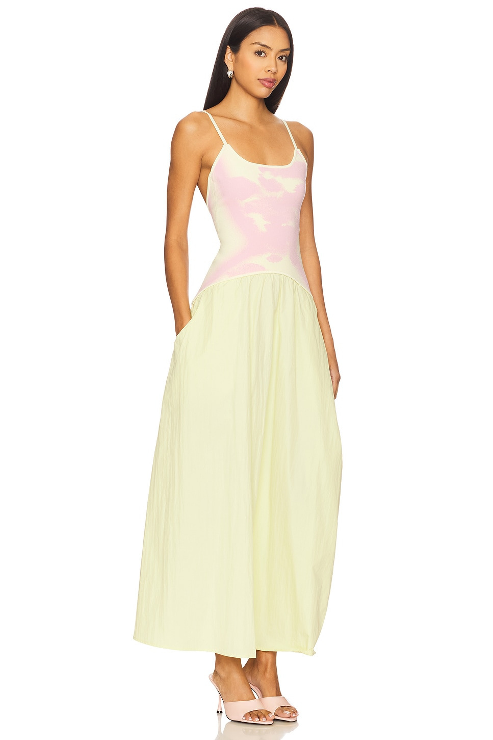 Ivy Mixed Media Maxi Dress - 2