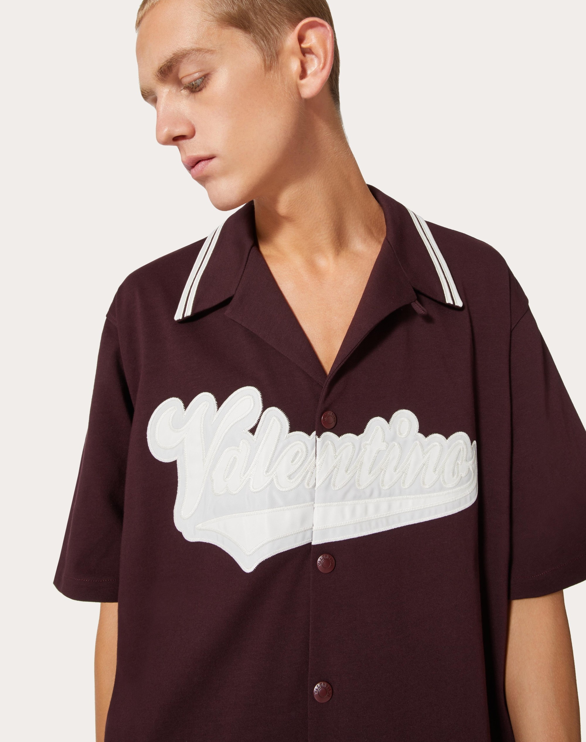 MAISON VALENTINO EMBROIDERED COTTON SHIRT - 5