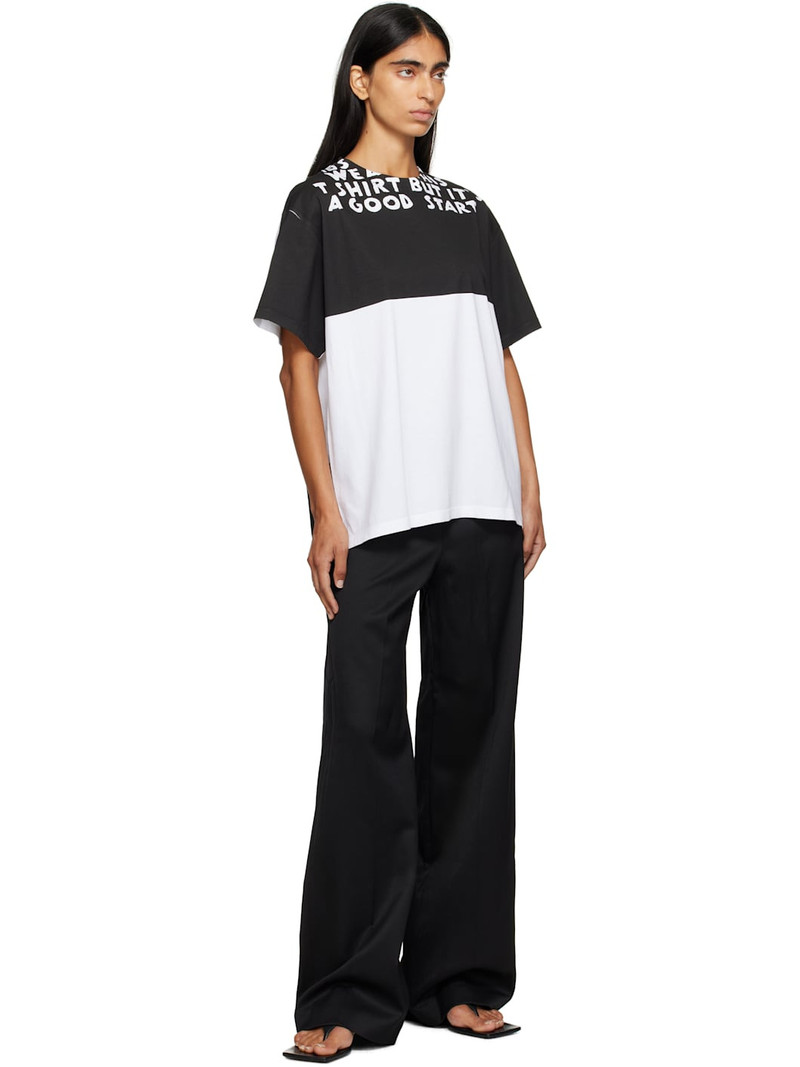 MM6 Maison Margiela Black Tailored Trousers outlook